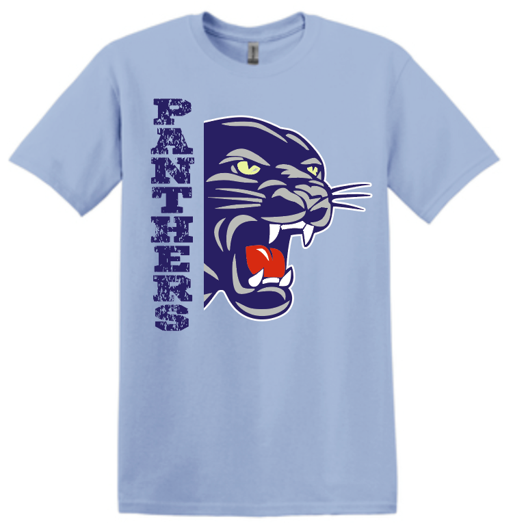 NHS Unisex T Shirt (Panthers Vertical)