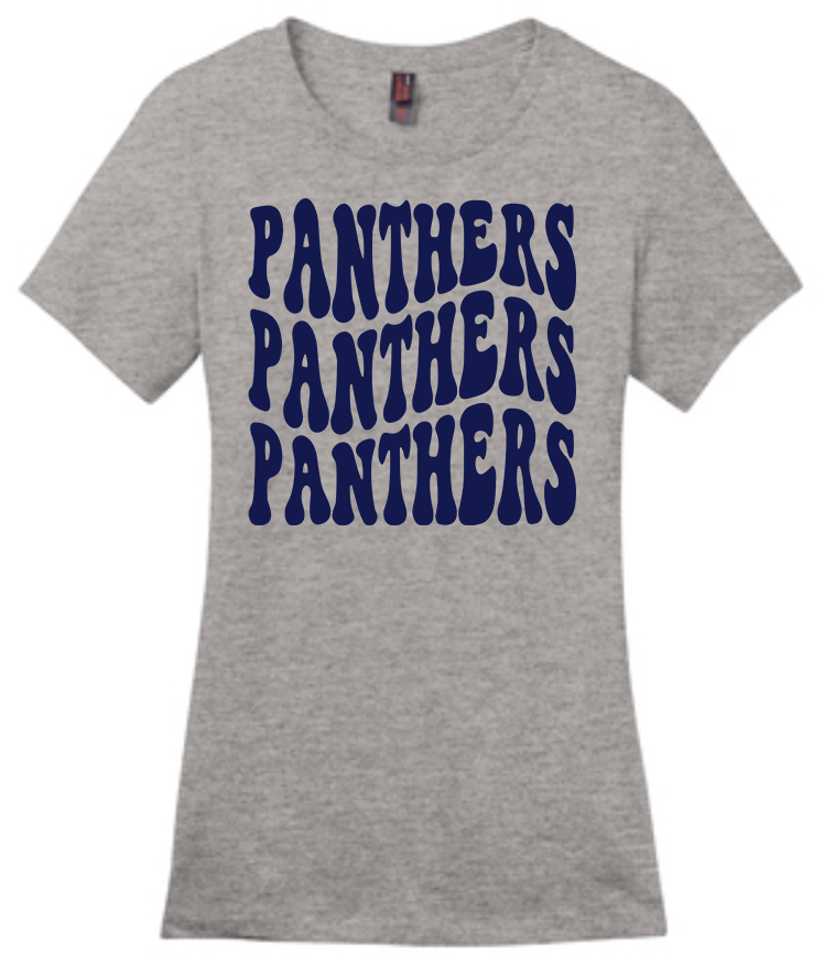 NHS Ladies T Shirt Panthers Navy x3