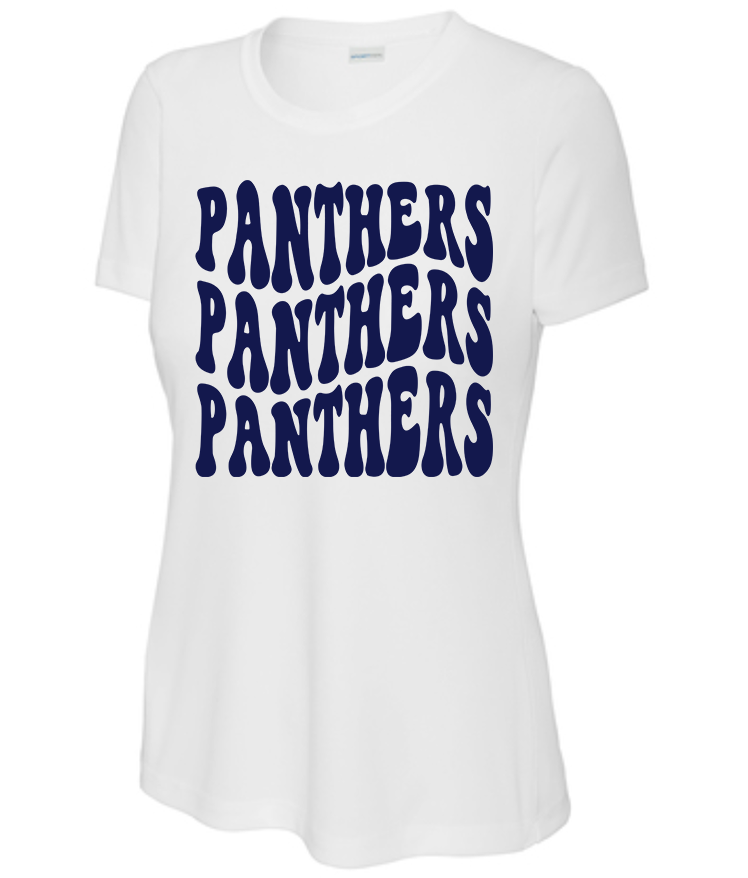 NHS Ladies T Shirt Panthers Navy x3