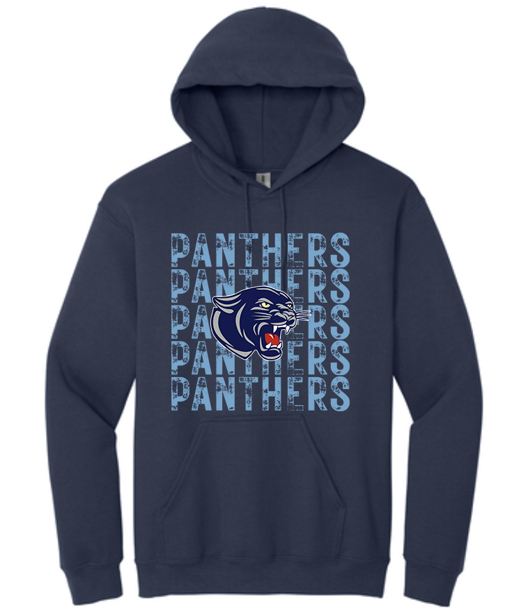 NHS Unisex Crew Neck , Hoodie or Long Sleeve T-Shirt Panthers Columbia Distressed
