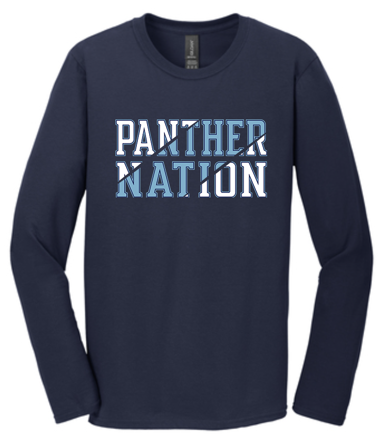 NHS Unisex Crew Neck , Hoodie or Long Sleeve T-Shirt Panther Nation