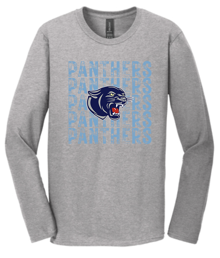 NHS Unisex Crew Neck , Hoodie or Long Sleeve T-Shirt Panthers Columbia Distressed
