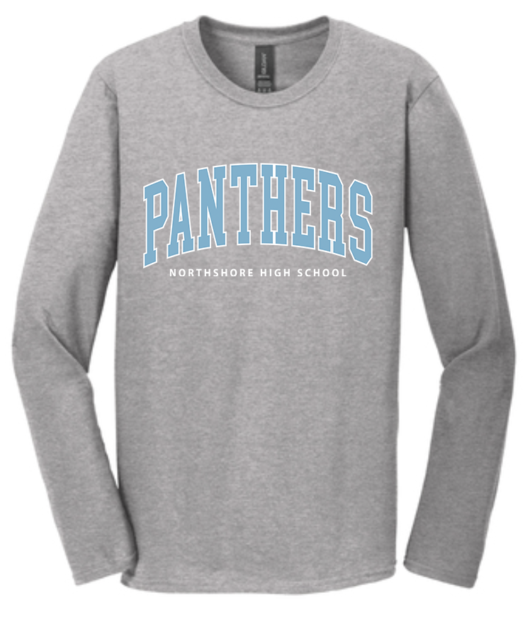 NHS Unisex Crew Neck , Hoodie or Long Sleeve T-Shirt (Panthers Columbia Words)