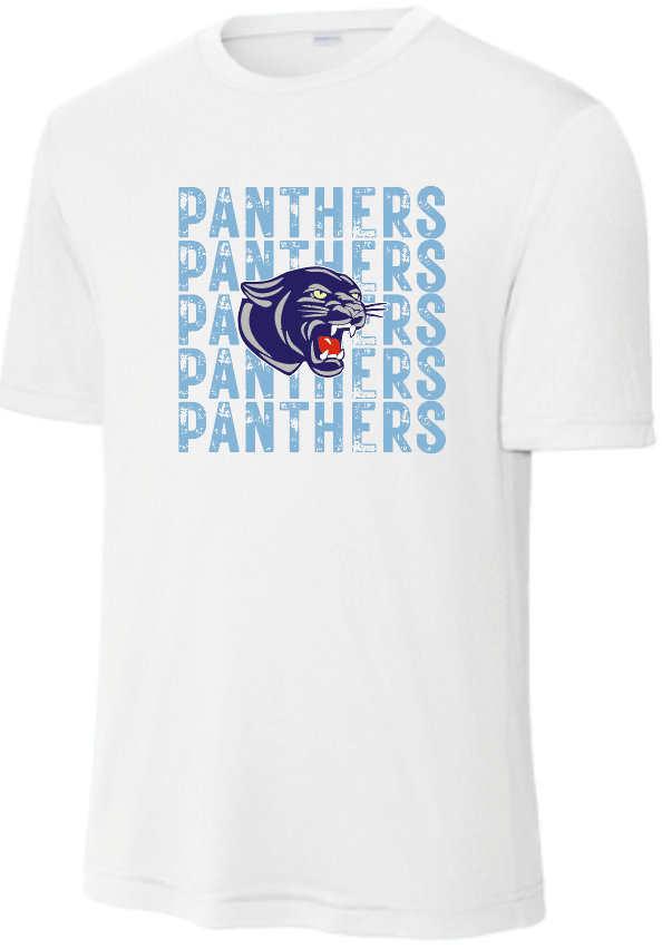 NHS Unisex T Shirt Panthers Columbia Distressed