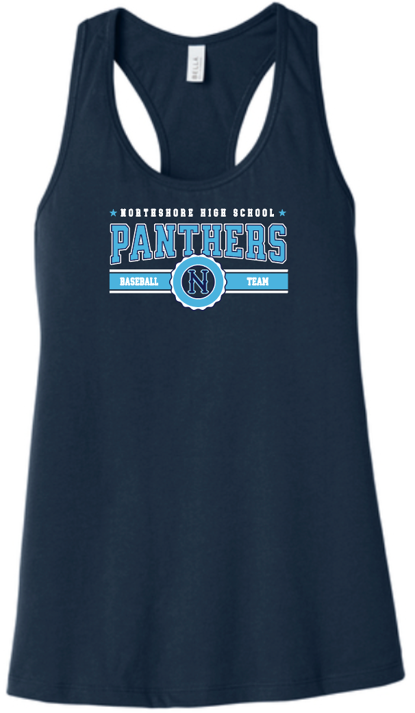 NHS Baseball Panthers Baseball Team Navy