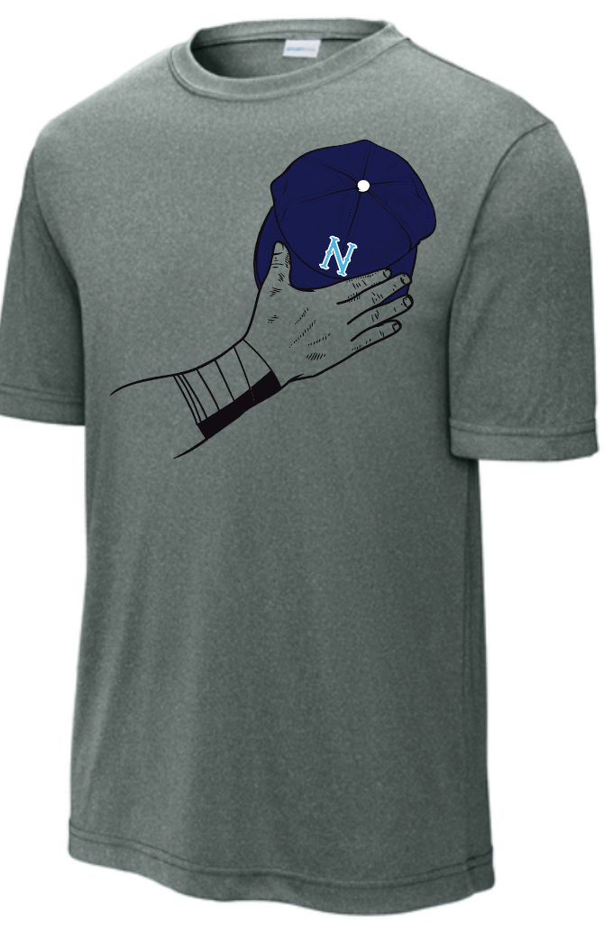 NHS Baseball Hat Logo Grey