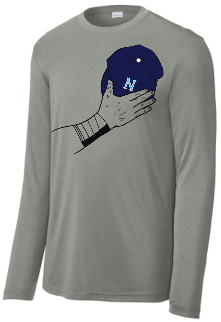 NHS Baseball Hat Logo Grey