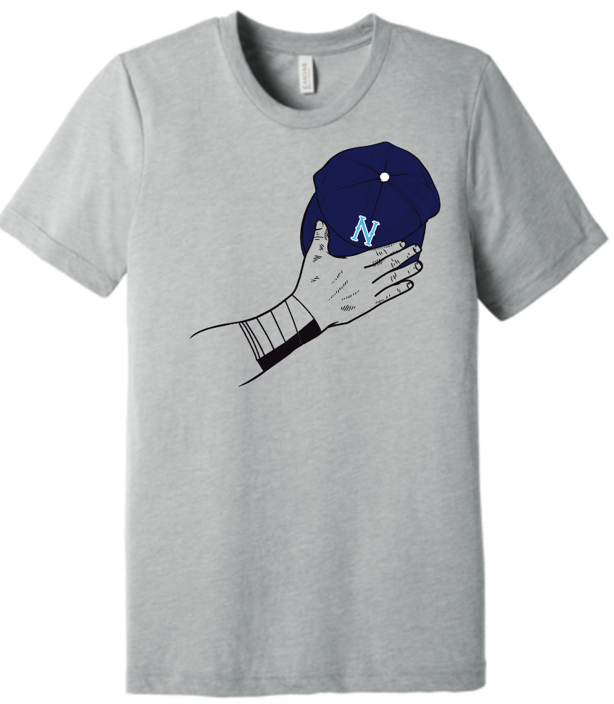 NHS Baseball Hat Logo Grey
