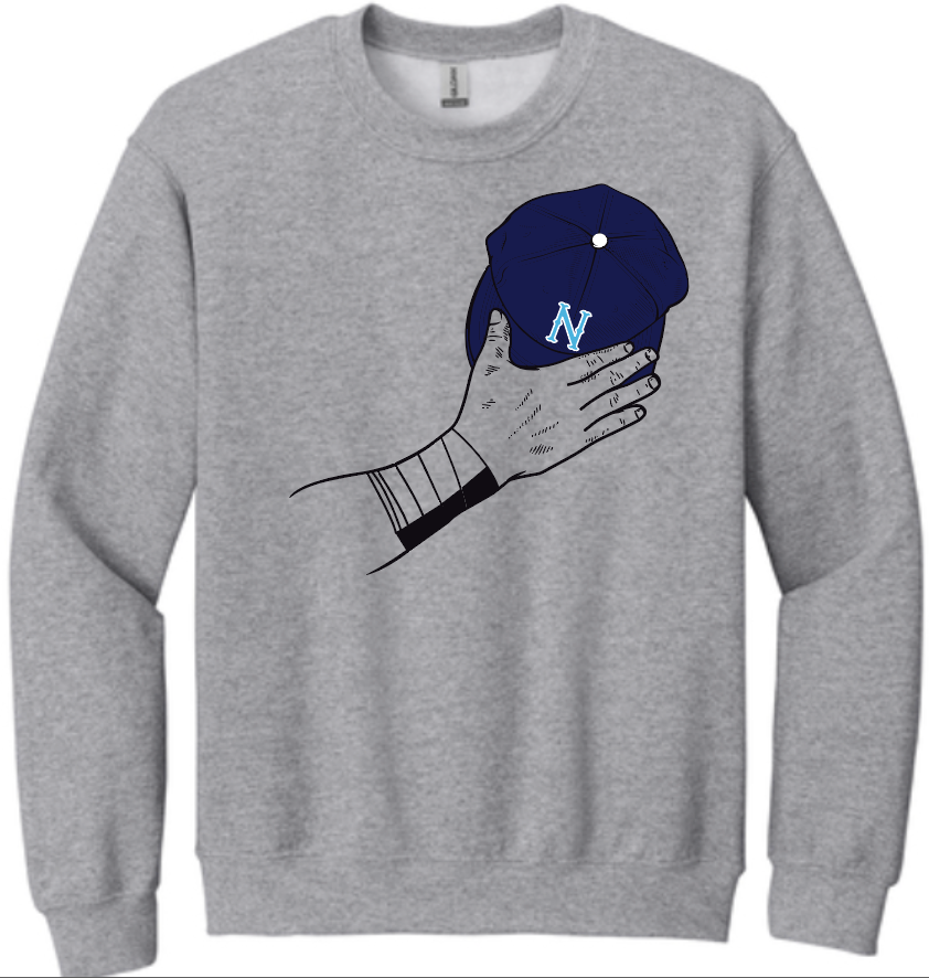 NHS Baseball Hat Logo Grey