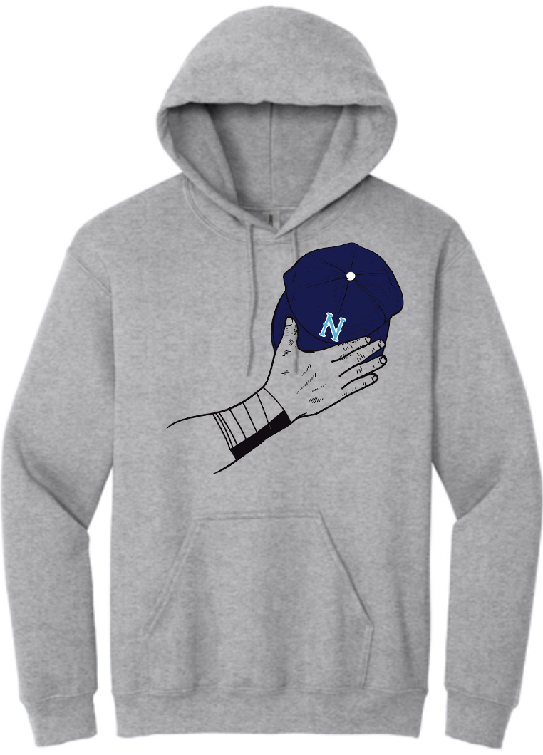 NHS Baseball Hat Logo Grey