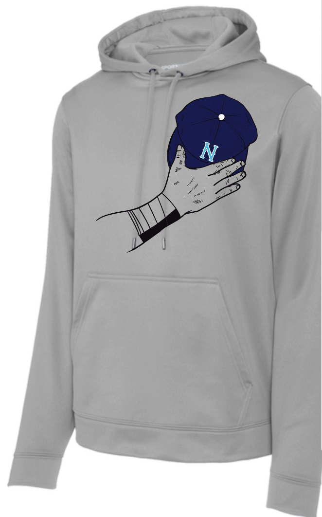 NHS Baseball Hat Logo Grey