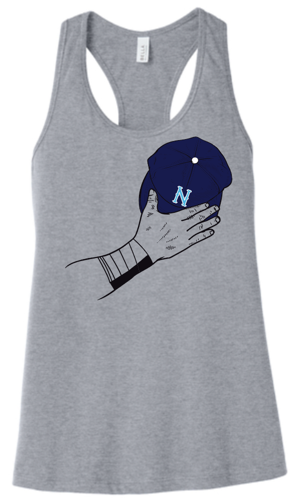 NHS Baseball Hat Logo Grey