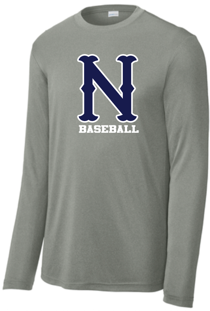 NHS Baseball N Grey