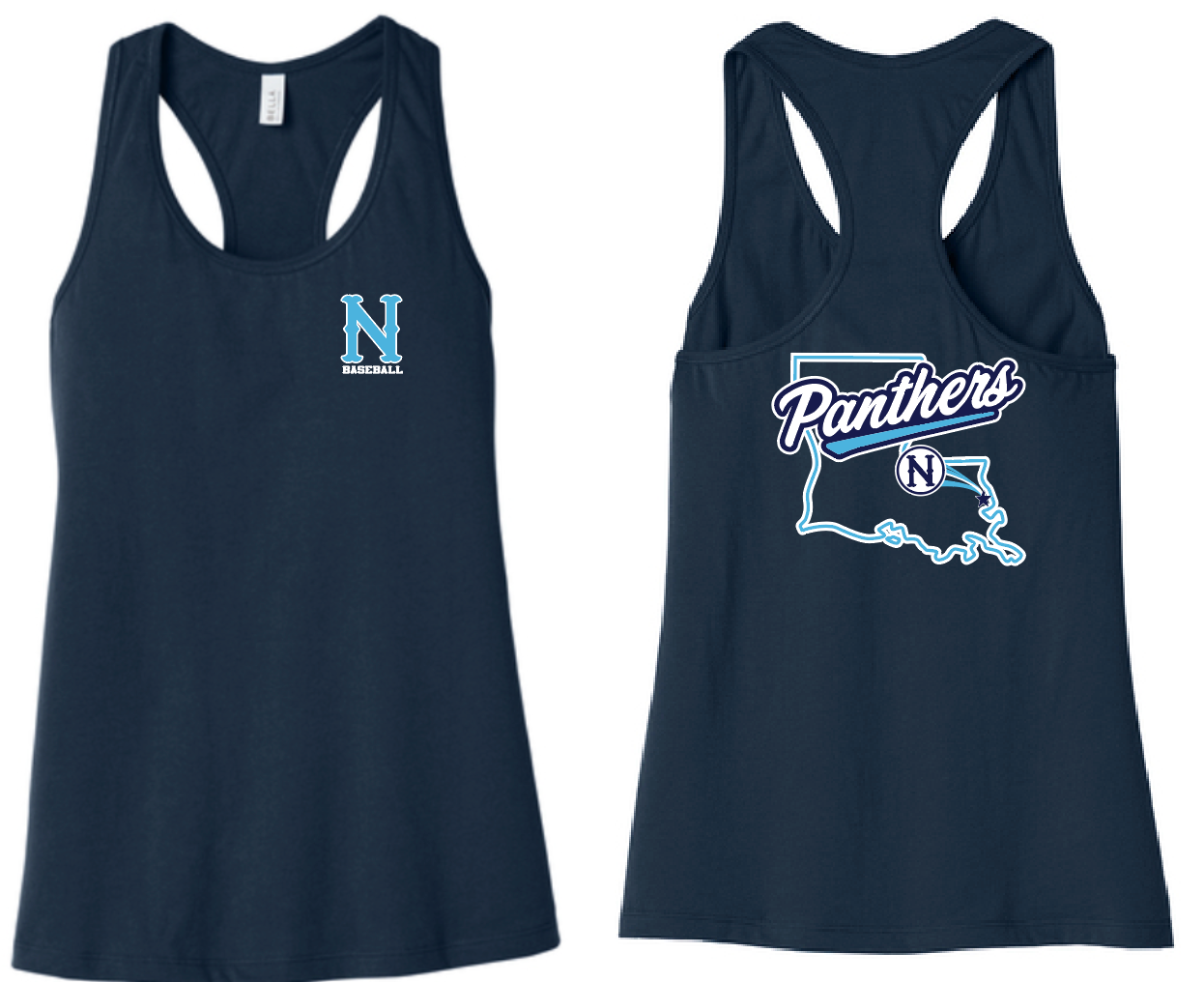 NHS Baseball Panthers LA Navy