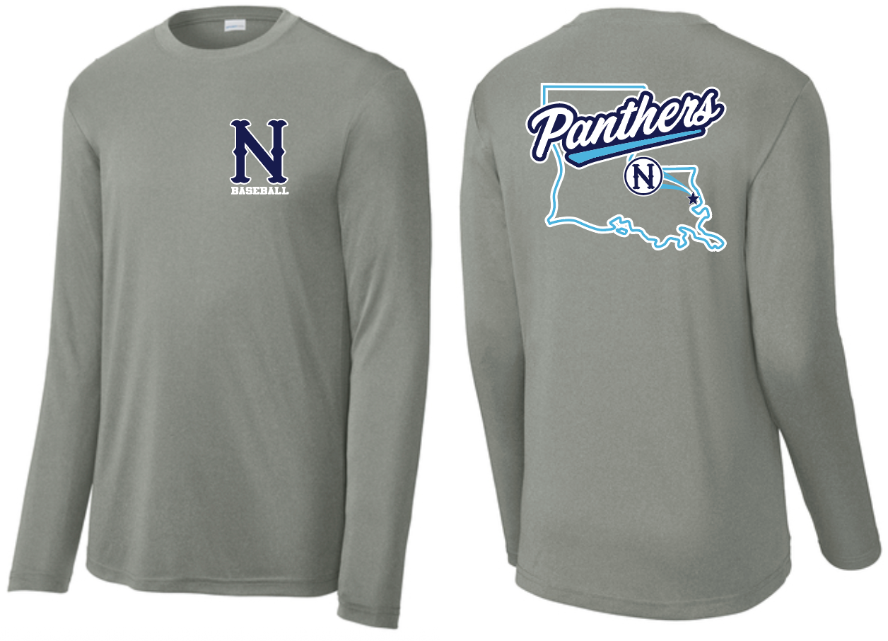 NHS Baseball Panthers LA Grey