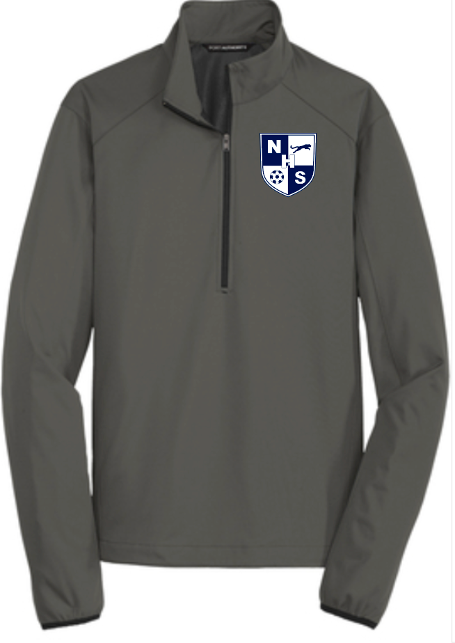 Soccer NHS Team Soccer NHS Crest  1/4 ZIP PULL OVER - UNISEX