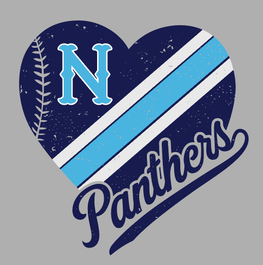 NHS Baseball Design 9 Baseball Sports Grey