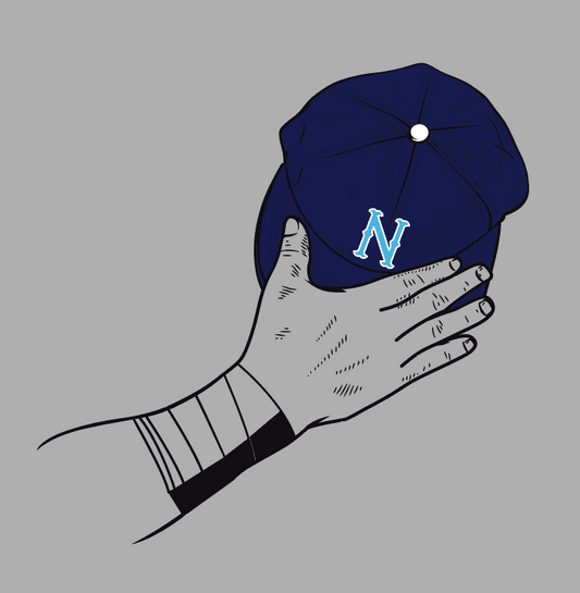 NHS Baseball Design 10 Sports Grey