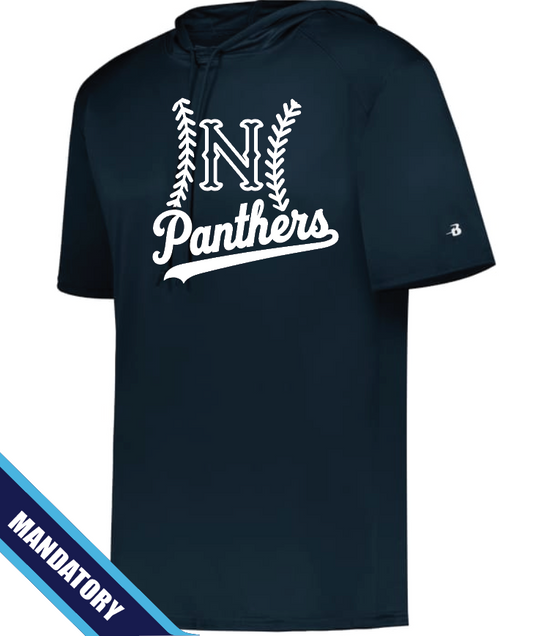 NHS Baseball Dry Fit Short Sleeve Hoodie