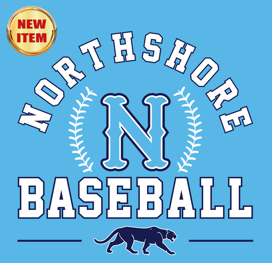 NHS Baseball Design 1 Baseball Columbia Blue