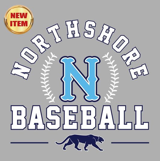 NHS Baseball Design 1 Baseball Sports Grey