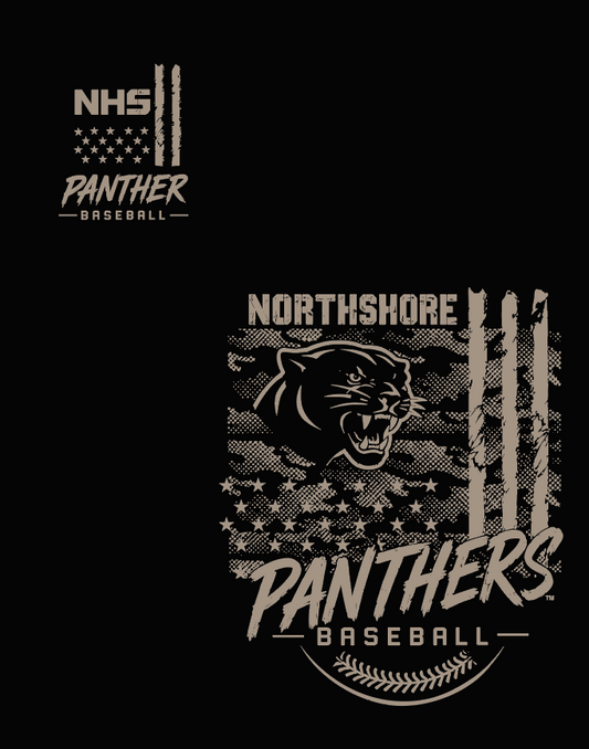 NHS Baseball Tan Flag