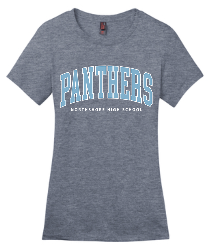 NHS Ladies T Shirt (Panthers Columbia Words)
