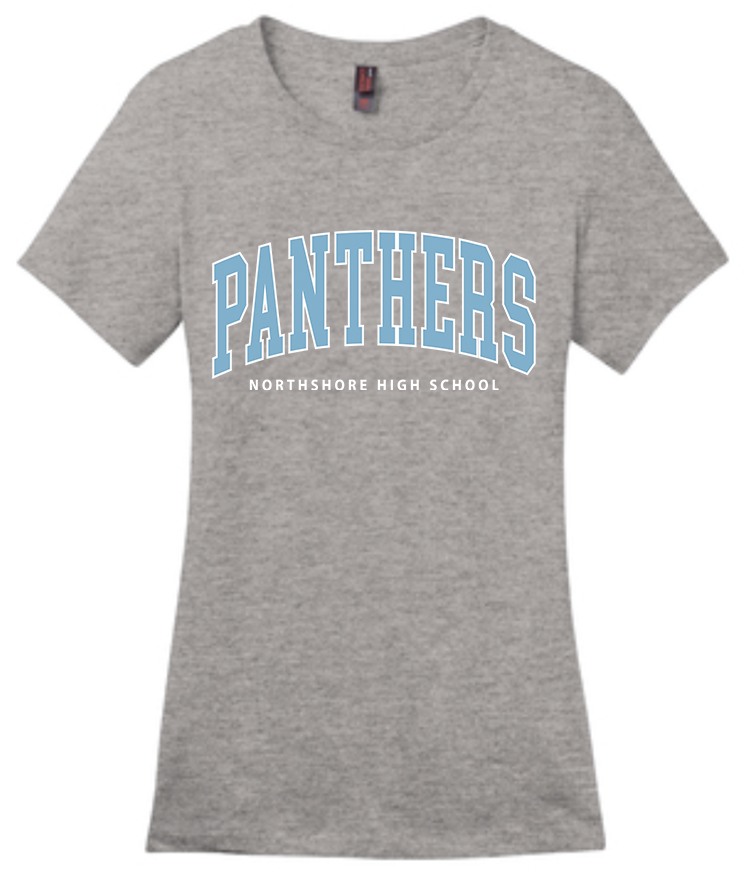 NHS Ladies T Shirt (Panthers Columbia Words)